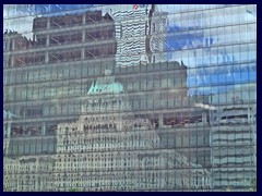 Toronto Financial District 90 - Royal York and Canada Place mirroring